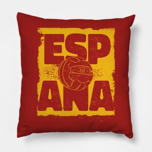 Vintage Spanish Football // Retro Spain Soccer Pillow