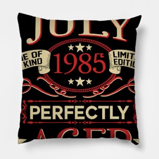 34th Birthday Gifts The Man Myth Legend July 1985 Pillow