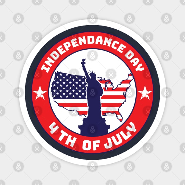 Independance Day Magnet by DJOU