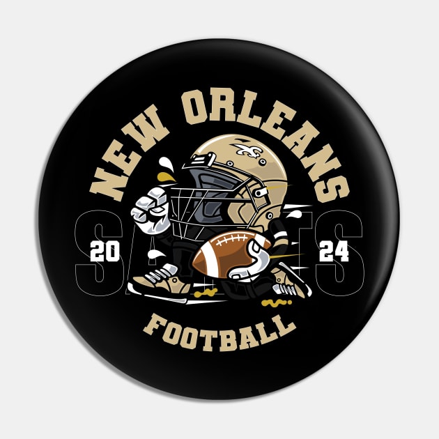 New Orleans Football Pin by Nagorniak