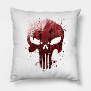 Red Skull Pillow