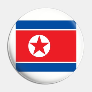 North Korea flag Pin