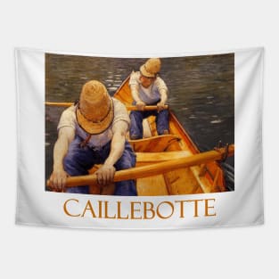 Oarsmen (1877)  by Gustave Caillebotte Tapestry