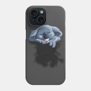 koala sleeping Phone Case