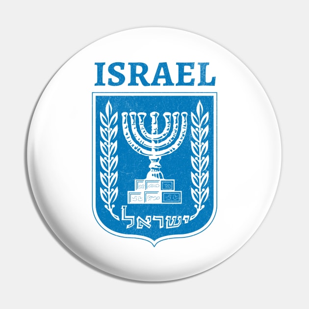 Israeli Coat of Arms Pin by SunburstGeo