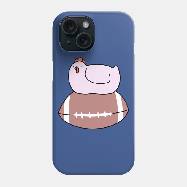 Chicken and Football Phone Case by saradaboru