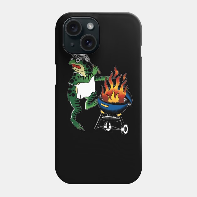 bbq frog Phone Case by VBS & Tattoo