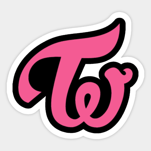 K Pop Twice Logo Twice Kpop Pegatina Teepublic Mx