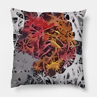 Autumn web Pillow