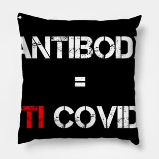 antibody is anti covid 19 Pillow