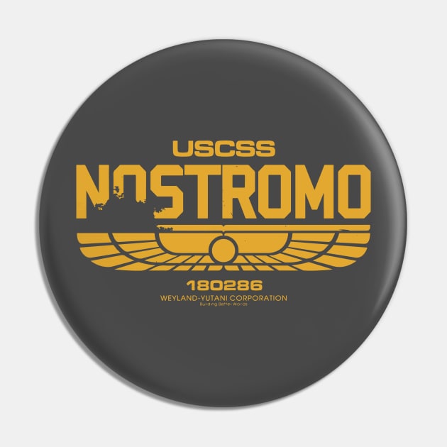 Nostromo Pin by Just designs of things we are passionate about.