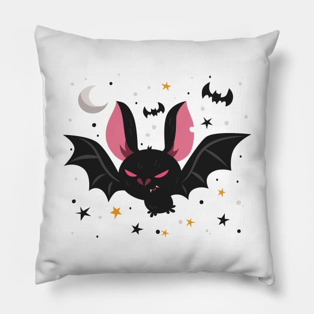 the bat Pillow by Anastasia22