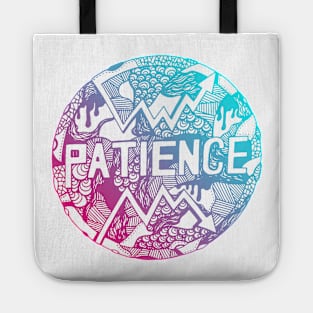 Dual Color Circle of Patience Tote