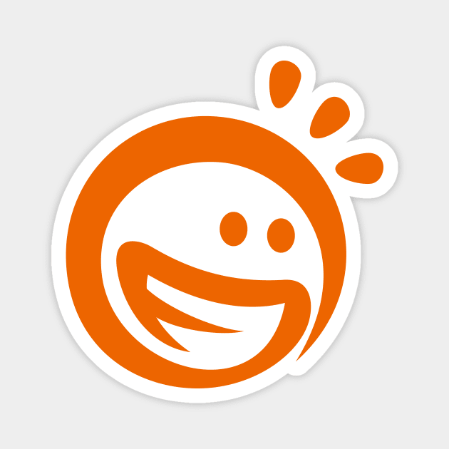 Smiley Face and Happy Vibes Magnet by Johnitees