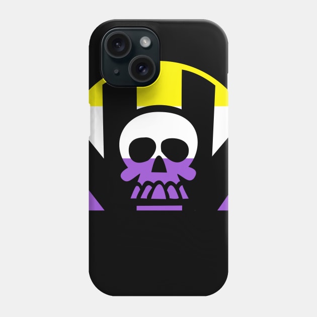 Nonbinary Pride Logo Phone Case by VaultofMidnight