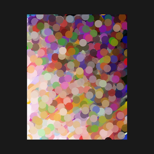 Abstract Art Colorful Dots by Grafititee