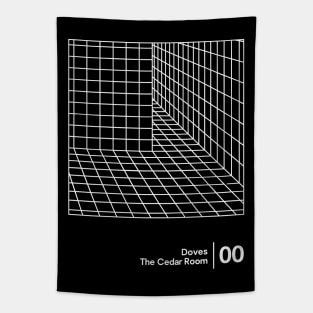 The Cedar Room - Original Minimalist Graphic Artwork Design Tapestry