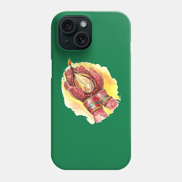 Diwali Concept Phone Case by Mako Design 