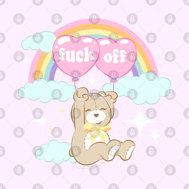 F*ck Off Teddy Bear by awfullyadorable