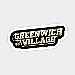 Greenwich Village Vibe: Urban Hip T-shirt Collection for NYC Trendsetters Magnet