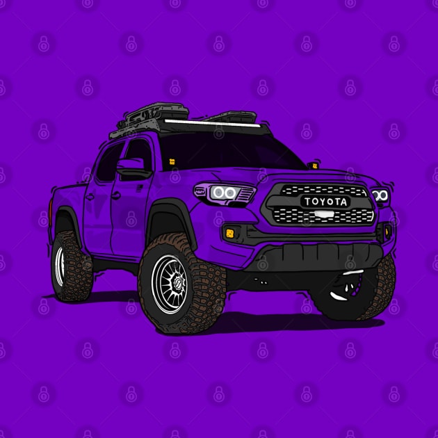 Toyota 4Runner Purple by 4x4 Sketch