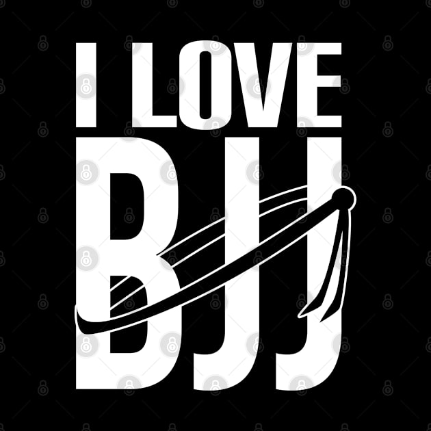 I love bjj - brazilian jiu jitsu black belt by fighterswin