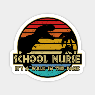 Jurassic School Nurse - All Colors Magnet