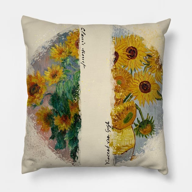 Sunflowers Pillow by Sam18artworks