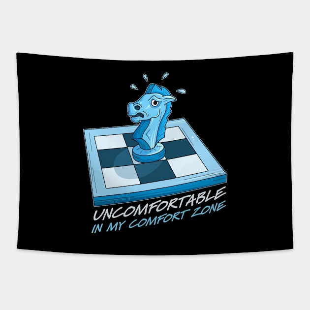 UNCOFORTABLE IN MY COMFORT ZONE Tapestry by officegeekshop