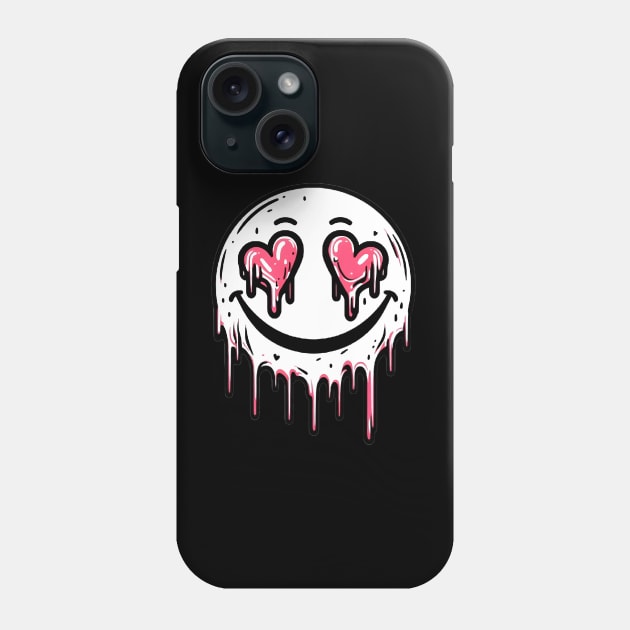 Smileyface in love Phone Case by NightvisionDesign