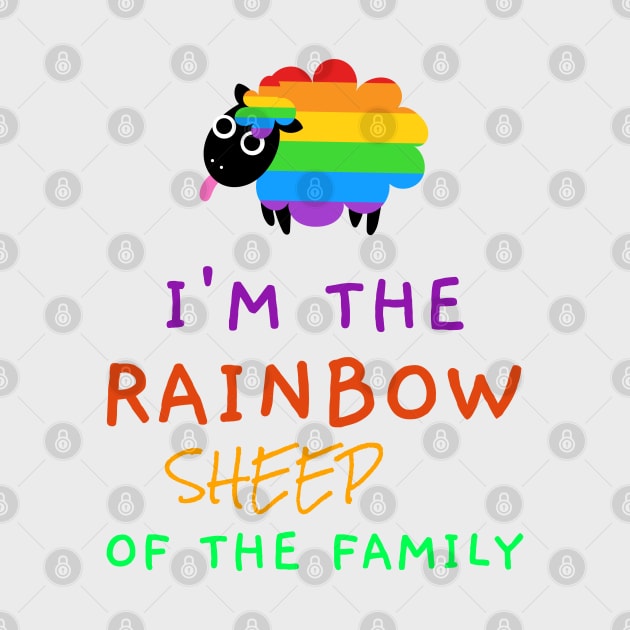 I am The Rainbow Sheep Of The Family by DAZu