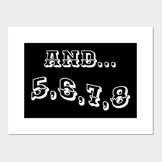 And 5 6 7 8 Line Dance Posters And Art Prints Teepublic