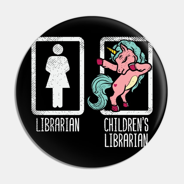 Librarian Children's Department Pin by maxdax