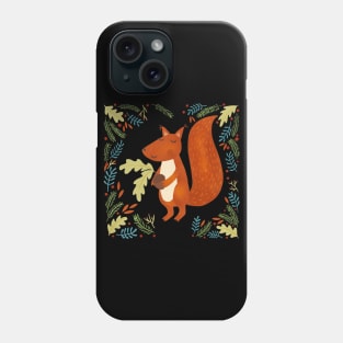 Squirrel with Acorn Phone Case