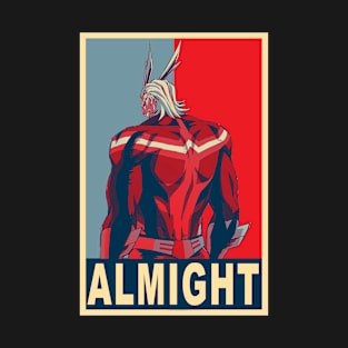 All might Poster - my hero academia T-Shirt