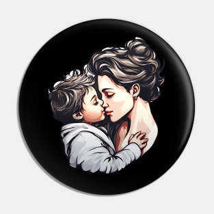 A mother's love is the foundation Pin