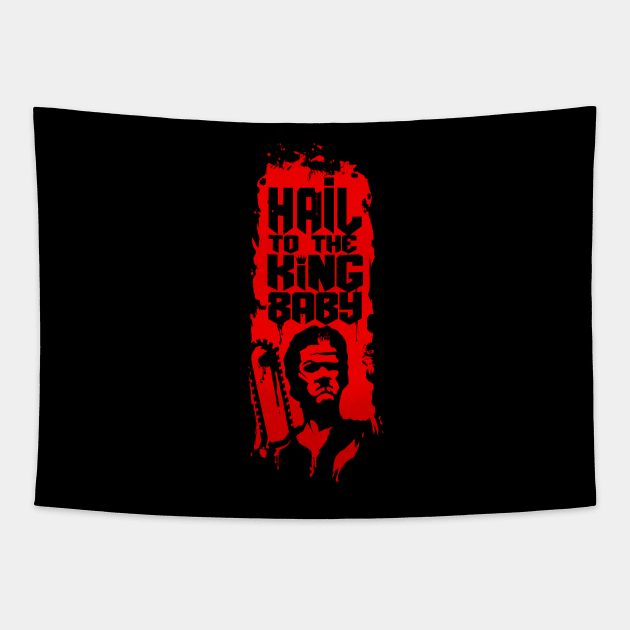 Hail to the king Tapestry by demonigote