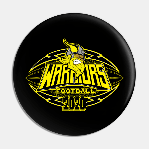 Warrior's Football Pin by Shawn 