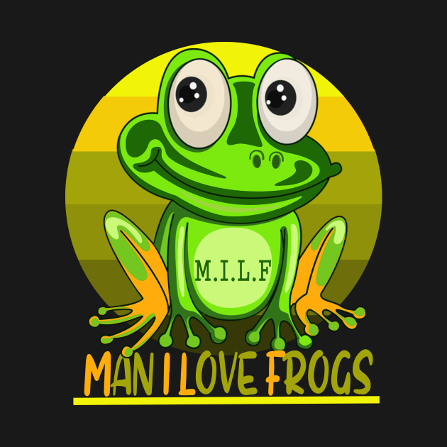 Man I love frogs by Creation Cartoon