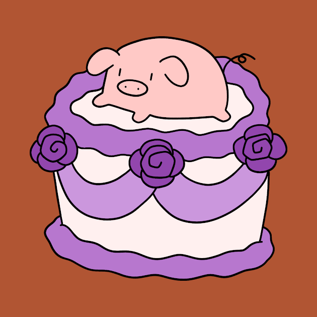 Birthday Cake Piggy by saradaboru