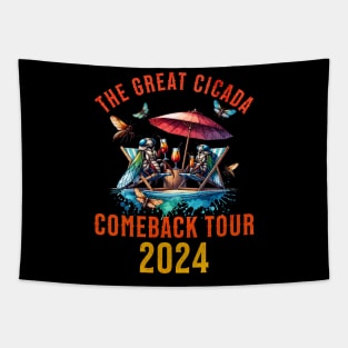 The Great Cicada Comeback Tour 2024 Tapestry