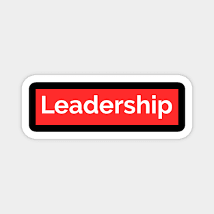 Leadership -Red Block Magnet