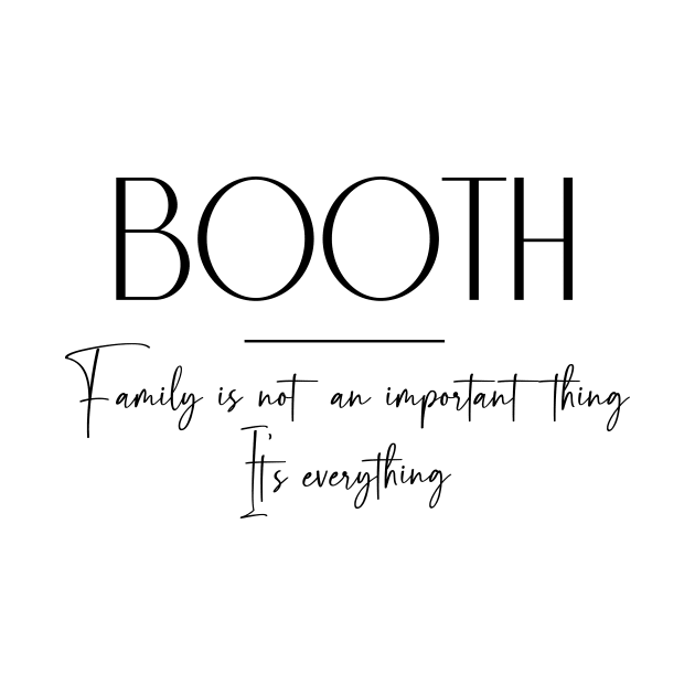 Booth Family, Booth Name, Booth Middle Name by Rashmicheal