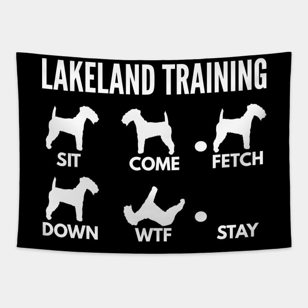 Lakeland Training Lakeland Terrier Tricks Tapestry by DoggyStyles