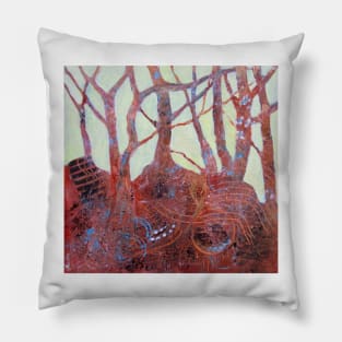 A Light in the Forest Pillow