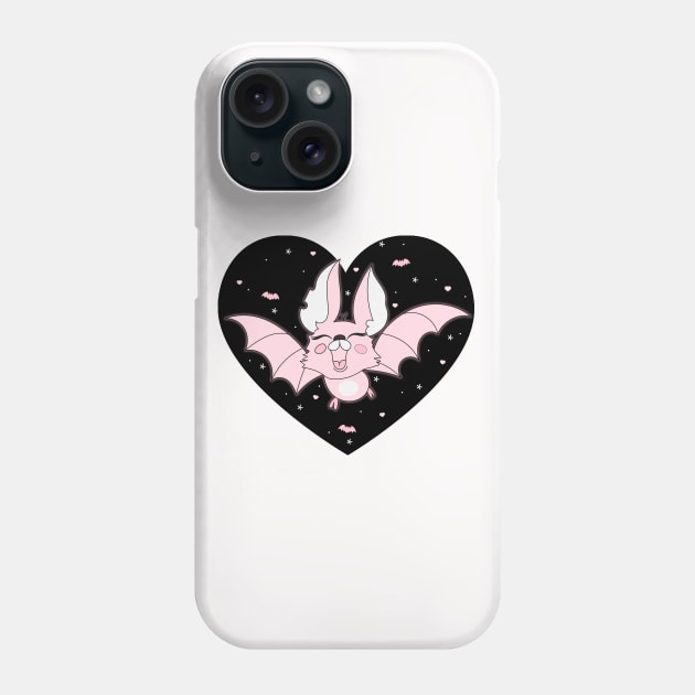 Cute Bat Phone Case by Rockadeadly