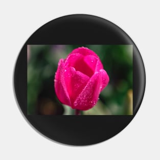 Pink tulip flower Pin