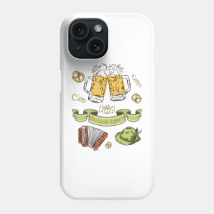 Drink beer Cheers-Vintage Beer shirt-Cheers with beer-Cheers beer Phone Case