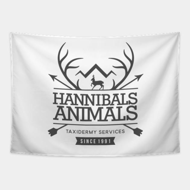 Hannibals Animals Taxidermy Tapestry by LouMax