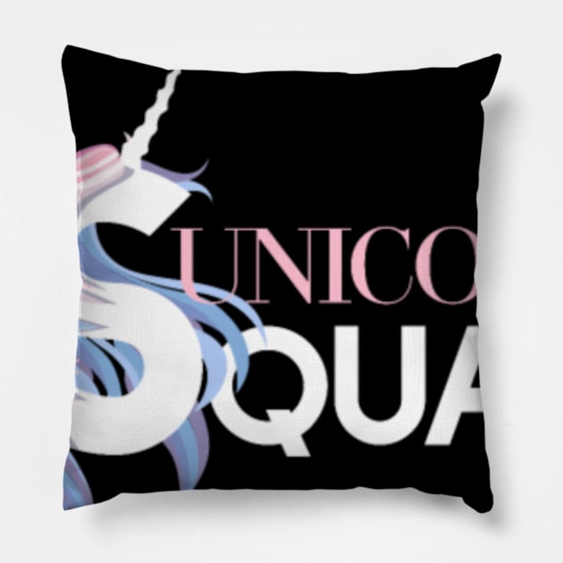 Unicorn Squad Cute Team Bridesmaids Dance Game Pillow by Kink4on